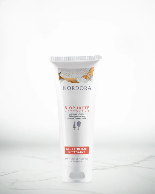 Gel exfoliant et purifiant BioPureté de Nordora, à l'écorce d'épinette noire