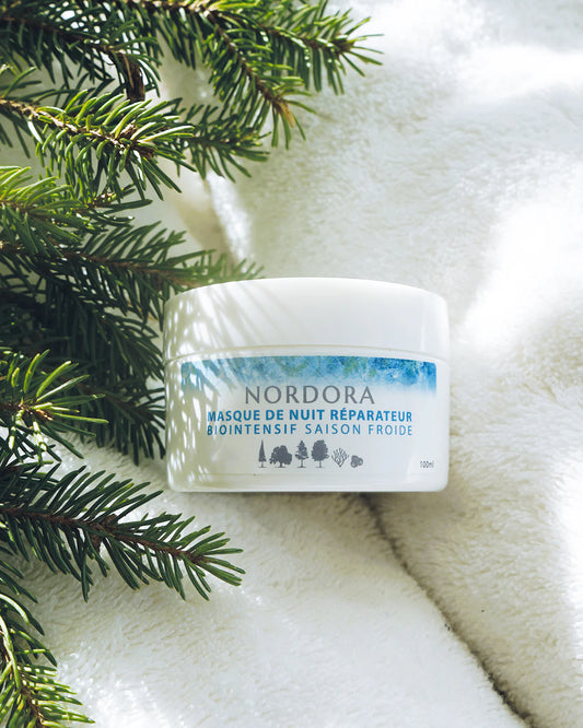 Masque de nuit réparateur BioIntensif de la marque canadienne Nordora